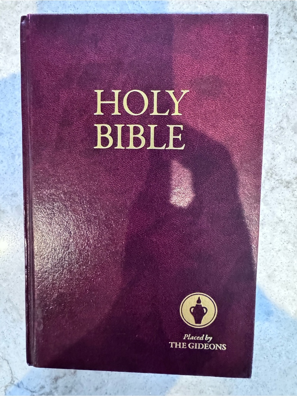 Holy Bible Placed By The Gideons NKJV Red 1985 EUC